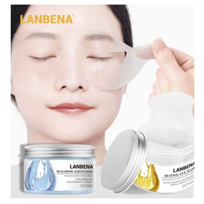 LANBENA Маски-патчи от морщин с ретинолом , повышающие эластичность кожи контура глаз, 90гр, 50шт.