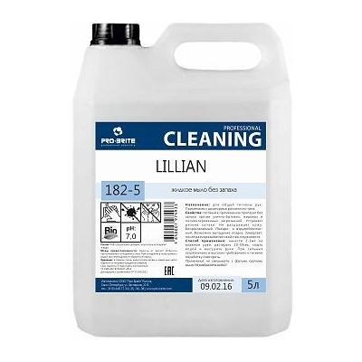 LILLIAN, 5 л, жидкое мыло без запаха