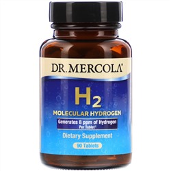 Dr. Mercola, H2 Molecular Hydrogen, 90 Tablets