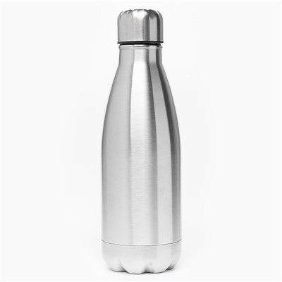 Бутылка для воды BL-001 Metal-09, 500 мл (silver)
