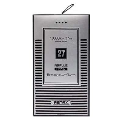 Внешний аккумулятор Remax RPP-27 Perfume 10000 mAh (silver/black)