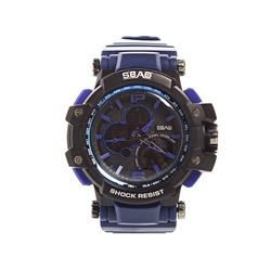 Часы наручные SBAO мужские с силиконовым ремешком (blue/black) (copy)