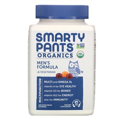 SmartyPants, Органический комплекс для мужчин, 120 вегетарианских жевательных таблеток
