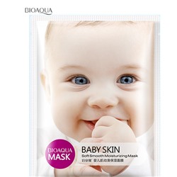 SALE! Bioaqua Soft Smooth Moisturizing Mask, Осветляющая,разглаживающая, маска-салфетка для лица, 30 гр.