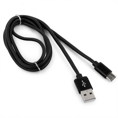 Кабель USB 3.1 Type C(m) - USB 2.0 Am - 1.0 м, чёрный, коробка, Cablexpert (CC-S-USBC01Bk-1M)