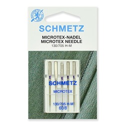 Иглы микротекс (особо острые) Schmetz 130/705H-M № 60, уп.5 игл