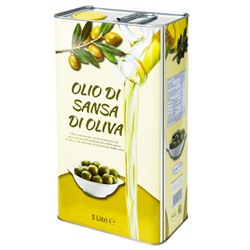 Оливковое масло для жарки Olio di sansa di oliva 5 л ( Италия ) Артикул: 7552