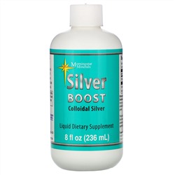 Morningstar Minerals, Silver Boost, жидкое коллоидное серебро, 236 мл (8 жидк. унций)