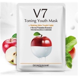 Sale! Витаминная маска «BIOAQUA» из серии V7 с экстрактом яблока