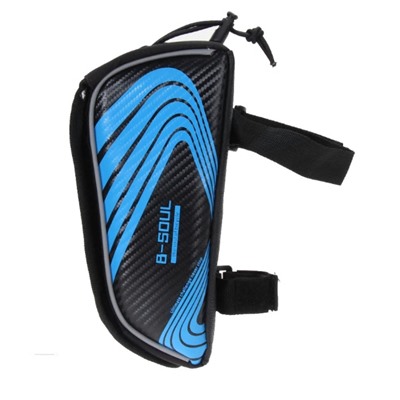 Велосипедная сумка на раму под смартфон B-Soul, 21х9,5х9,5 см, Акция!