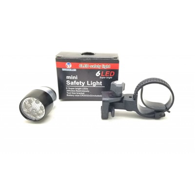 Мини-фонарь для велосипеда Mini Safety Light Dachelun 6 LED, Акция!