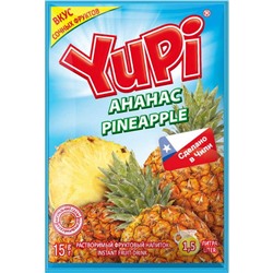 Yupi / Растворимый напиток со вкусом ананаса YUPI (блок 24шт по 15гр) Артикул: 6978