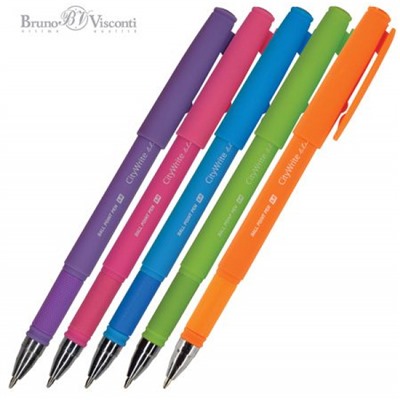 Ручка шариковая масляная 1.0мм "CityWrite.SPECIAL" синяя (5 цветов корпуса) 20-0024 Bruno Visconti