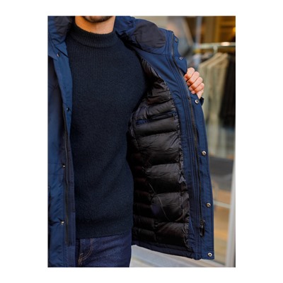 Мужская куртка 92500-2 темно-синяя