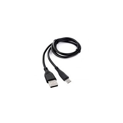 Кабель USB 3.1 Type C(m) - USB 2.0 Am - 1.0 м, 3А, черный, коробка, Cablexpert (CCB-USB2-AMCMO1-1MB)