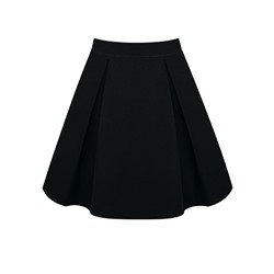 Школьная черная юбка для девочки 77721-ДШ17