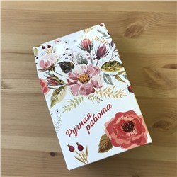 Декоративная упаковка "Полевые цветы" (коробочка вертикальная)