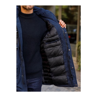 Мужская куртка 92507-2 темно-синяя