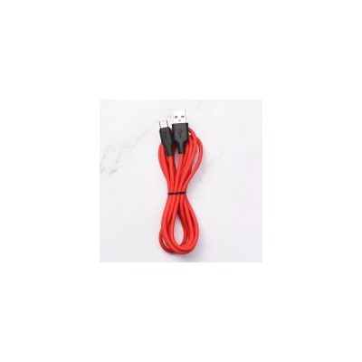 Кабель USB 3.1 Type C(m) - USB 2.0 Am - 1.0 м, силикон, красный, Hoco X21 Plus