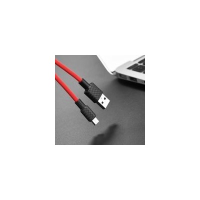 Кабель USB 2.0 Am=>micro B - 1.0 м, красный, Hoco X29 Superior Style