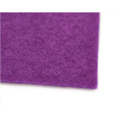 Фетр Полужесткий, 20×30 см, толщина 1 мм, Фиолетовый