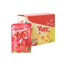 Yupi / Растворимый напиток со вкусом малины YUPI (блок 24шт по 15гр) Артикул: 7454
