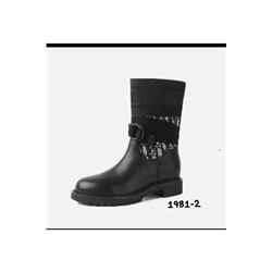 Женские демисезонные ботинки 1981-2 черные