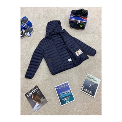 Мужская куртка E02601-2 темно-синяя