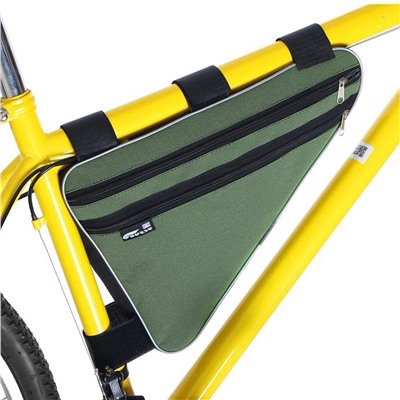 Аксессуары для велосипеда и самоката велосумка подрамная большая Course (004) (green)