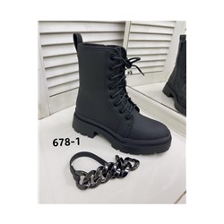 Женские ботинки 678-1 черные
