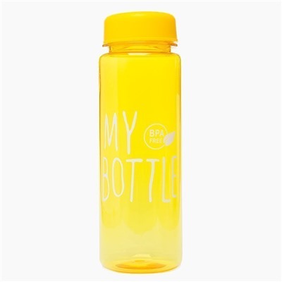 Бутылка для воды BL-001 (yellow) 500ml