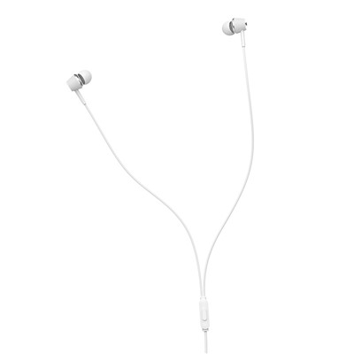 Проводные наушники с микрофоном внутриканальные Hoco M70 Graceful universal, 3.5 Jack (white)