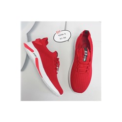 Мужские кроссовки 9234-5 красные (бордовые)