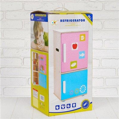 Игровой набор «Холодильник» с деревянными продуктами