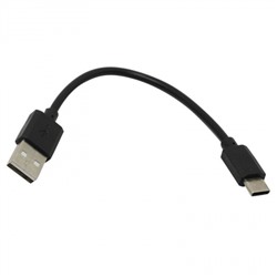 Кабель USB 3.1 Type C(m) - USB 2.0 Am - 0.15 м, 3 A, черный, коробка, SmartBuy (iK-01120-box)