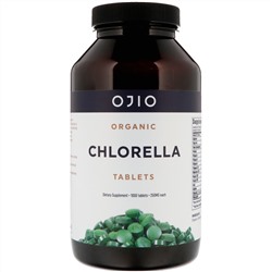 Ojio, Органическая хлорелла в таблетках, 250 мг, 1000 таблеток