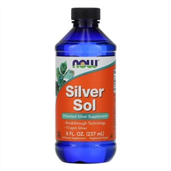 Now Foods, Silver Sol, 8 жидких унций (237 мл)