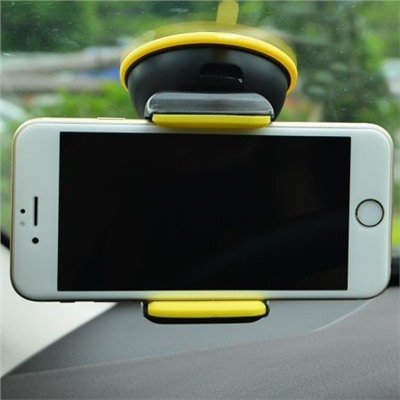 Держатель автомобильный на присоске для мобильных устройств, желтый, HOCO CA5