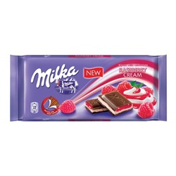 Шоколад Milka Raspberry Cream 100g Артикул: 7086