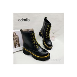 Женские демисезонные ботинки Н962-30 черно-желтые