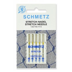Иглы стрейч Schmetz 130/705H-S №65 (2) 75(2), 90(1) уп.5 игл