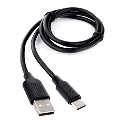 Кабель USB 3.1 Type C(m) - USB 2.0 Am - 1.0 м, 3А, черный, коробка, Cablexpert (CCB-USB2-AMCMO2-1MB)