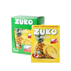 Zuko / Растворимый напиток со вкусом ананаса ZUKO (блок 12шт по 25гр) Артикул: 7458