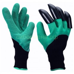 Перчатки садовые Garden Genie Gloves с когтями