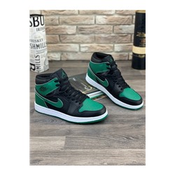 Мужские кроссовки А286-11 черно-зеленые