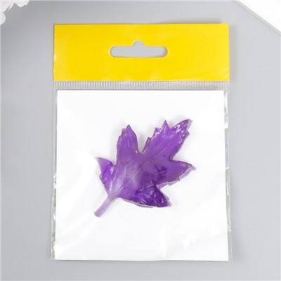 Молд пластик "Лист хризантемы малый" 6,5х4 см МИКС