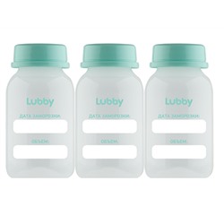 ЛАББИ арт.20618 Бутылочки-контейнеры для грудного молока, 3 шт., 125, мл, полипроп.