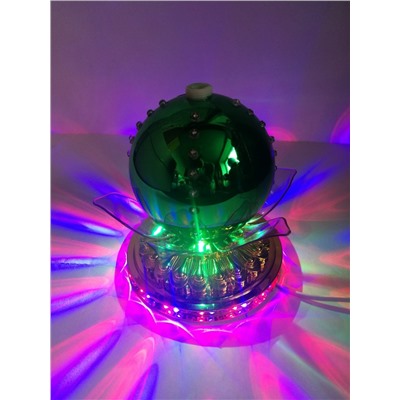 LED-светильник Лотос с шаром цветной, 14 см, Акция!