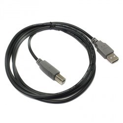 Кабель USB 2.0 Am=>Bm - 1.8 м, черный, 5bites (UC5010-018C)