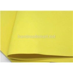 Зефирный Фоамиран, Ярко-желтый 49×49 см, толщина 1 мм
